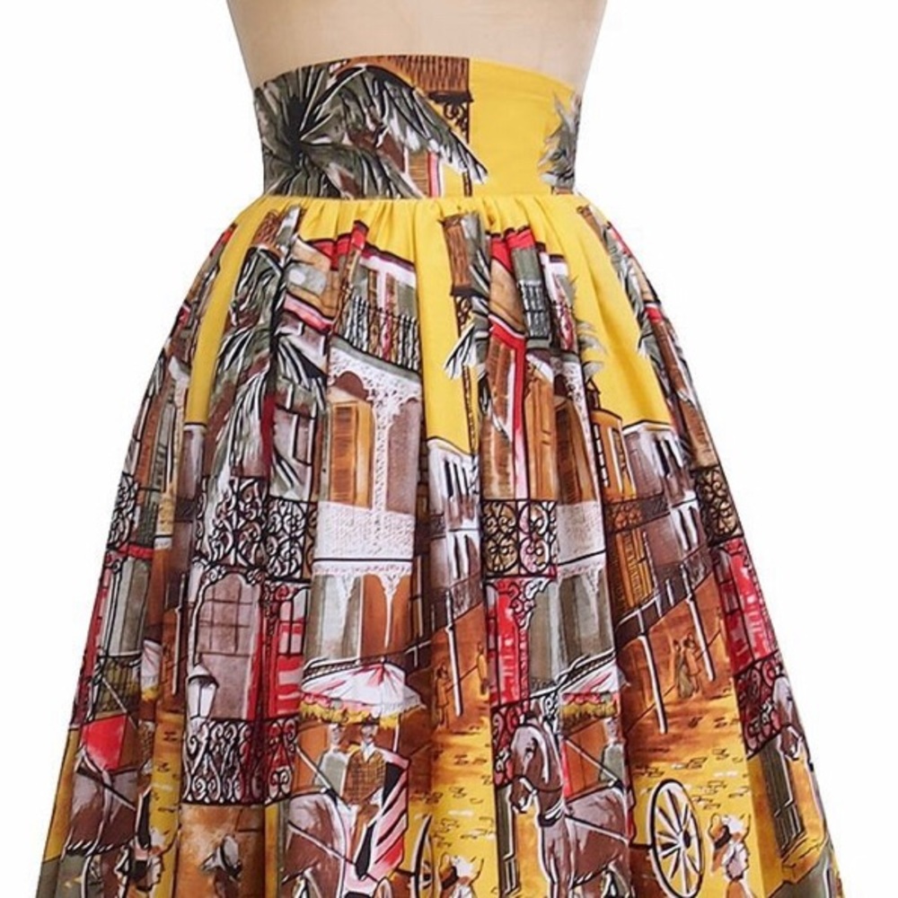 Trashy Dive French Quarter High Waisted Skirt